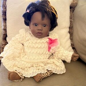 Madame Alexander Cream Doll with Pink Flower